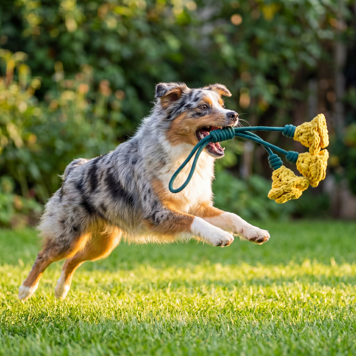 Miss Yellow: Daylily Tug Snuffle Tug Toy-1