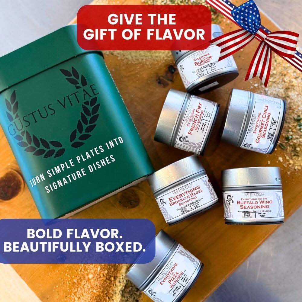 Taste of America: Classic USA Flavor Favorites | Gift Packaged Seasoning Collection | Set of 6-2