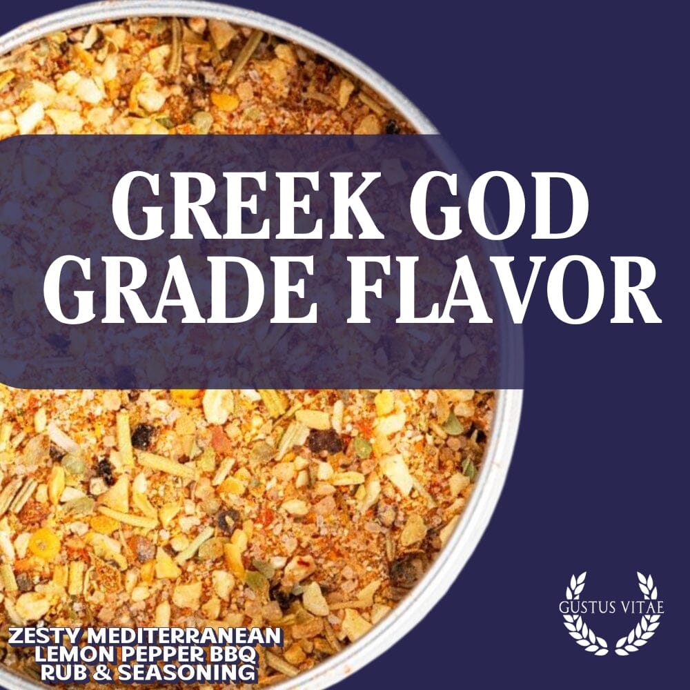 Zesty Mediterranean Lemon Pepper BBQ Rub & Seasoning-1